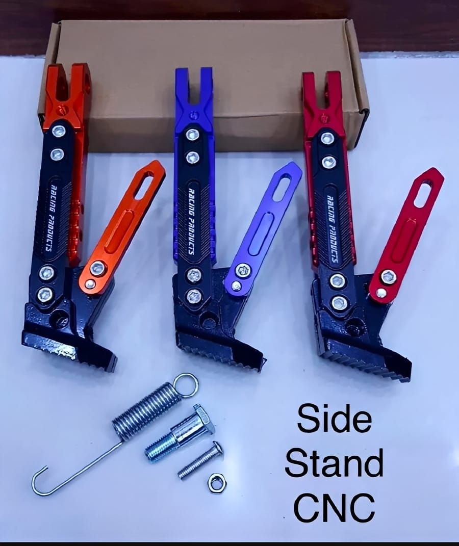 Universal Adjustable Aluminum Motorcycle Kickstand CNC Side Stand - Image 5