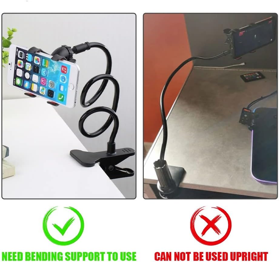 Flexible Snake Mobile Stand Adjustable Lazy Phone Holder for Desk, Bed & Table - Image 4