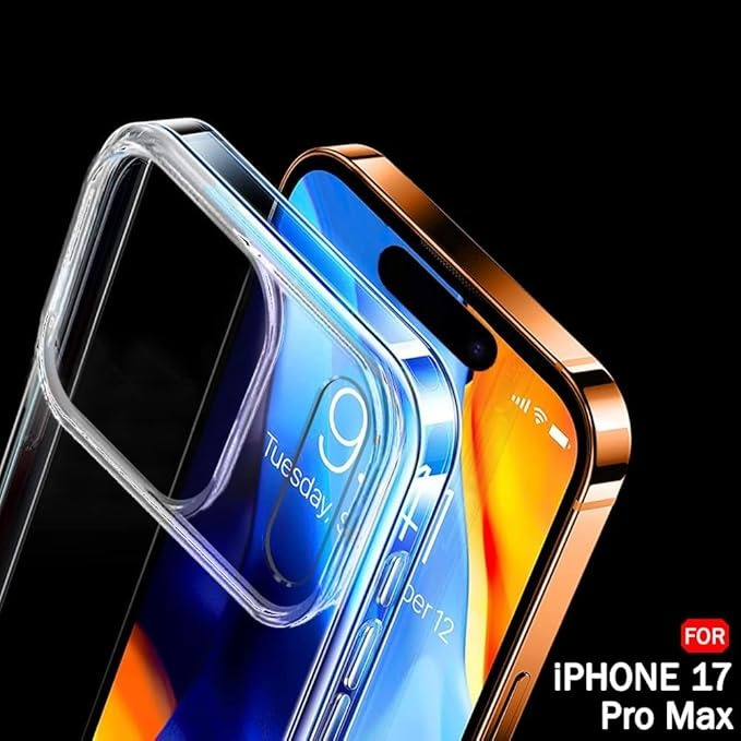 Ultra-Slim 0.2mm TPU Transparent Case for iPhone 17 Pro Max Crystal Clear Soft Protection - Image 3