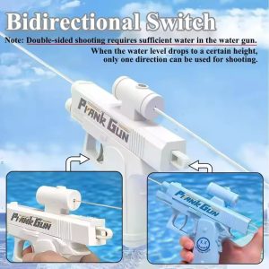 Double-Sided Prank Water Gun Toy  Funny Summer Squirt Pistol Water Toy for Kids, Outdoor Pool & Beach Parties