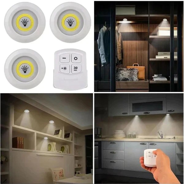 Pack Of 3 LED Remote Control Lights - Image 4
