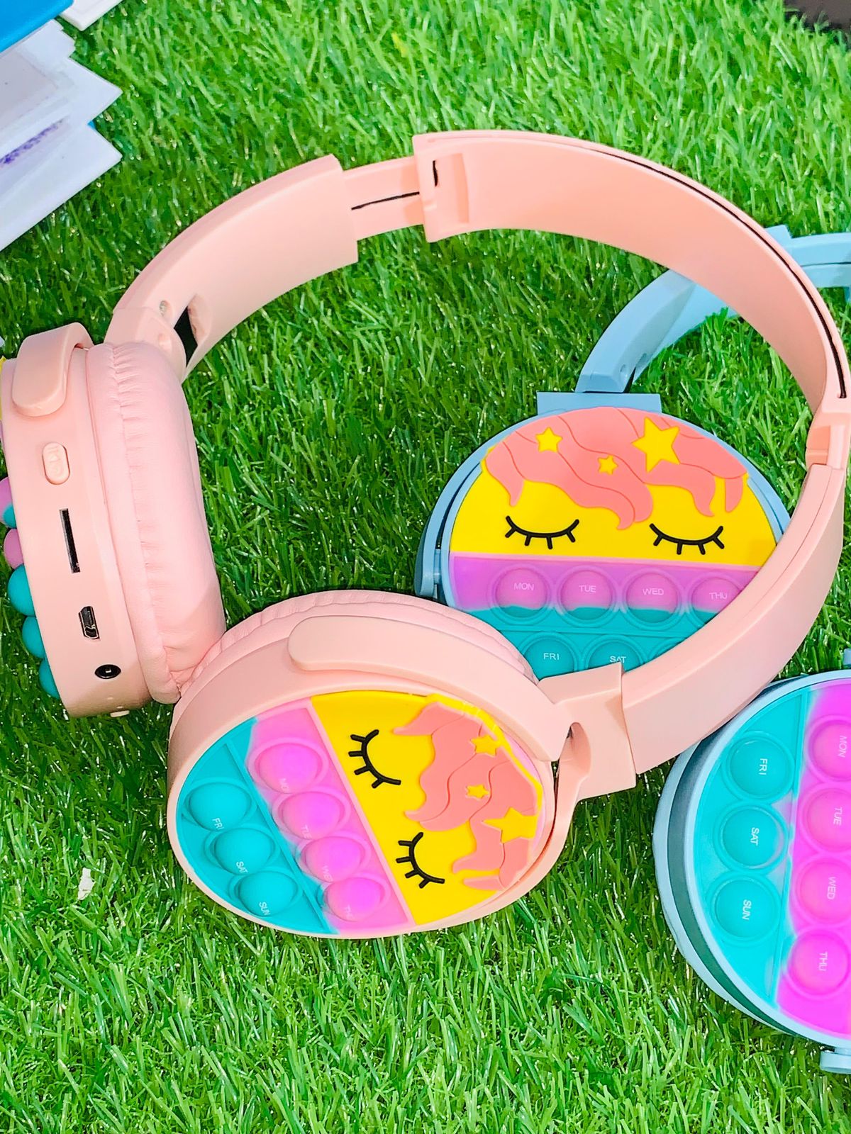 Cute Pop It Wireless Bluetooth Headphones - Image 3