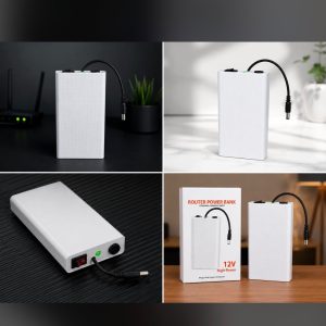 Xiaomi Mi 20000Mah 12V Router Power Bank Mini UPS Battery Backup for Wi-Fi Routers