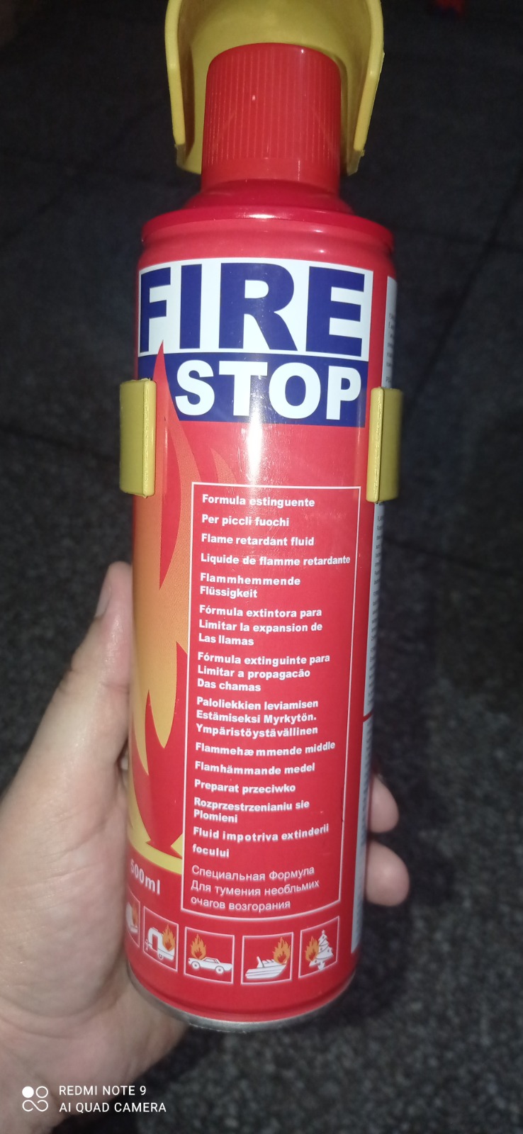 Foam Stop Fire 500ml Portable Fire Extinguisher Spray - Image 5