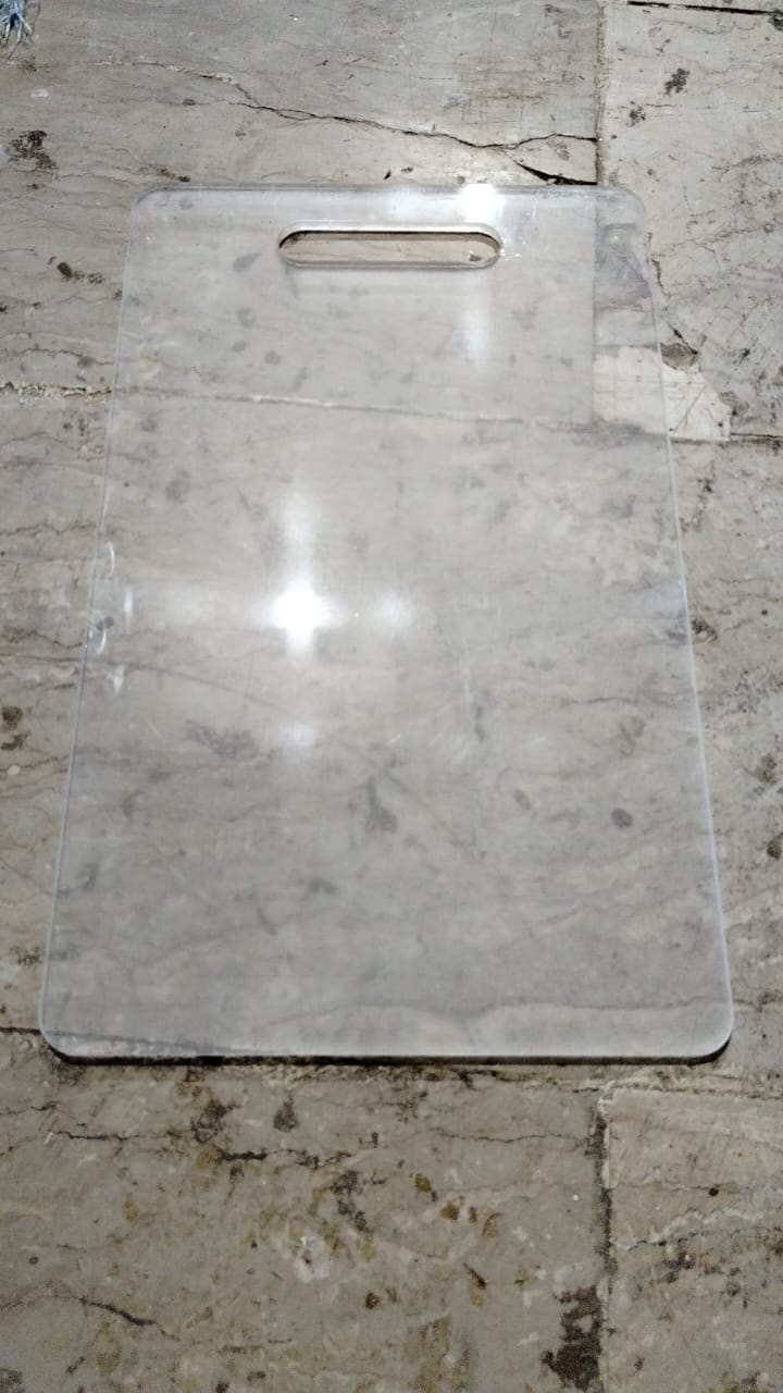 Premium Acrylic Cutting Board Durable Transparent Kitchen Chopping Board for Vegetables, Fruits & Meat - Image 2