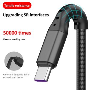 3 in 1 USB Fast Charging Cable Lightning, Micro USB & Type-C