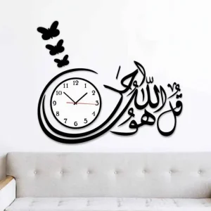 3d wall clock Wooden Wall Clock I for bedroom I Quartz Watch DIY Design