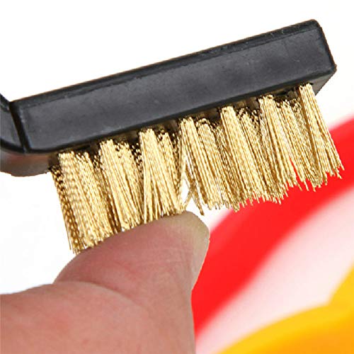 Gas Stove Cleaning Wire Brush Kitchen Tool Metal Fiber Brush Set of 3 Brush - Image 5