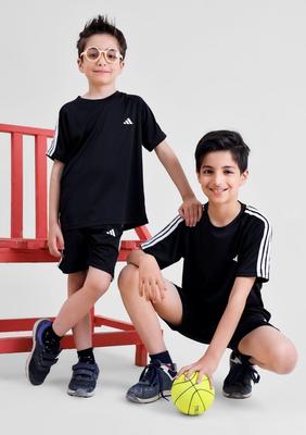 Kids Micro Tracksuit Set Black 2-Piece for Boys & Girls 1-12 Years | Comfortable Casual Outfit