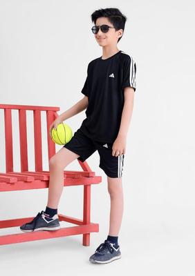 Kids Micro Tracksuit Set Black 2-Piece for Boys & Girls 1-12 Years | Comfortable Casual Outfit - Image 2