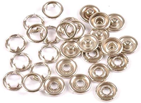 Imported Quality 50 Metal Snaps tich Buttons - Image 4