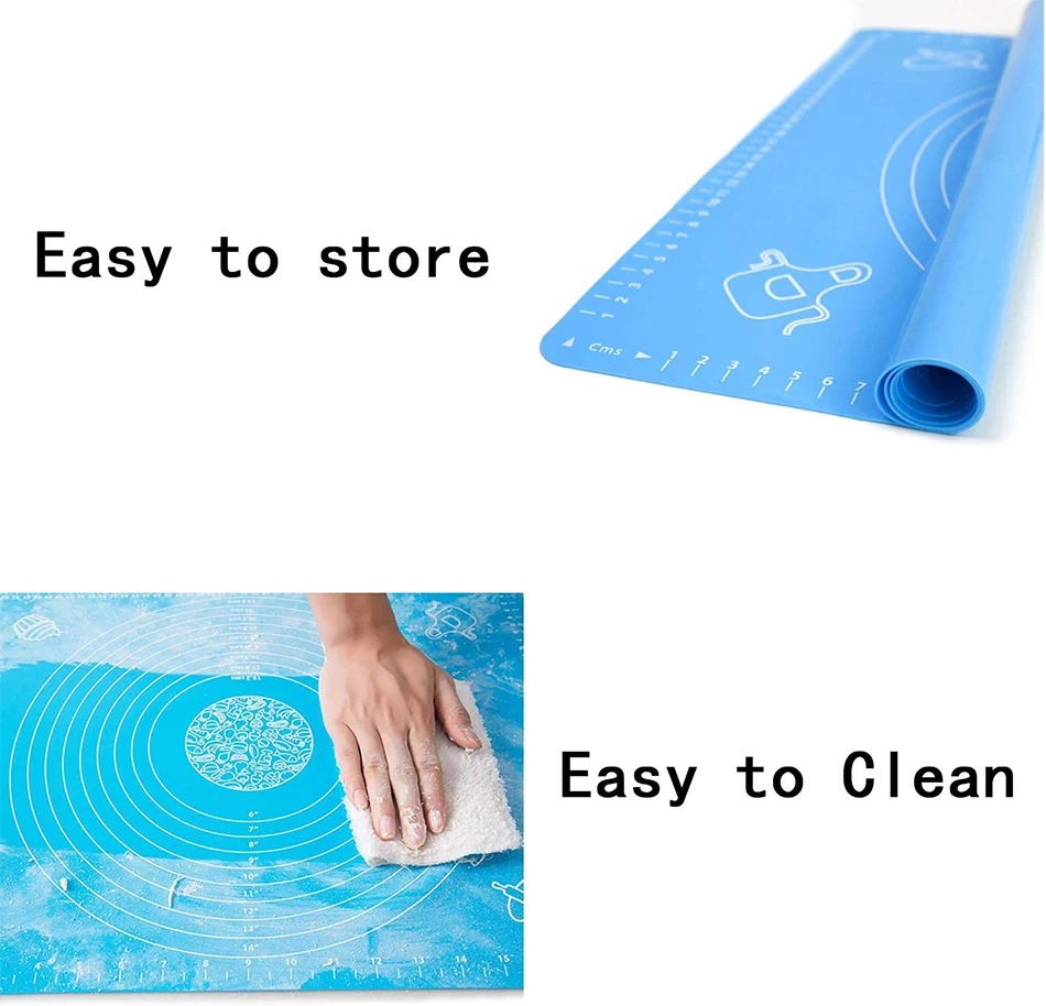 Silicone Baking Roti Mat | Heat Resistant | Non?Stick Dough Pad with Measurements | Random Color - Image 5