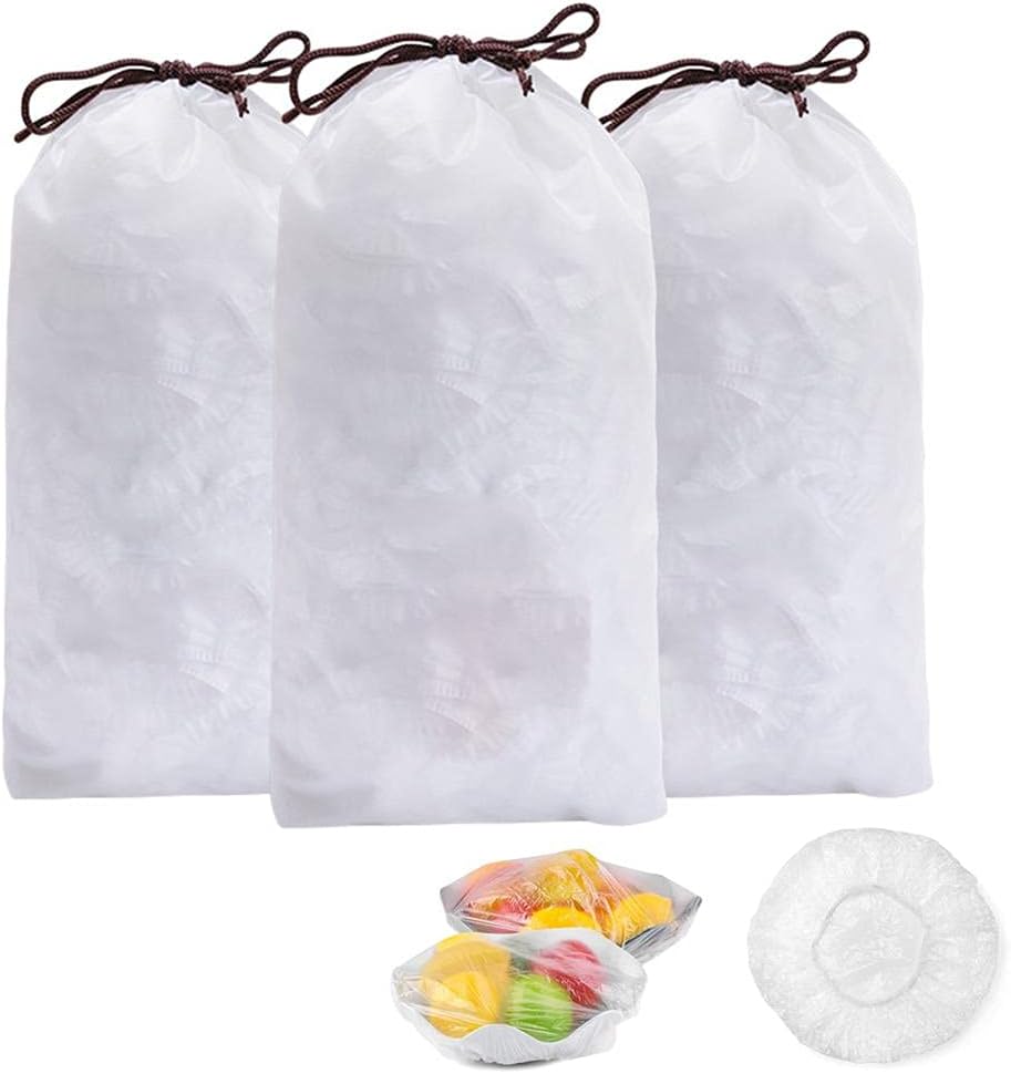 100pcs Disposable Flexible Transparent Plastic Food Storage Bags Resealable & Multi-Purpose - Food-Grade Fresh-Keeping, Dust & Insect-Proof, Kitchen Accessories - Disposable Food Wrap