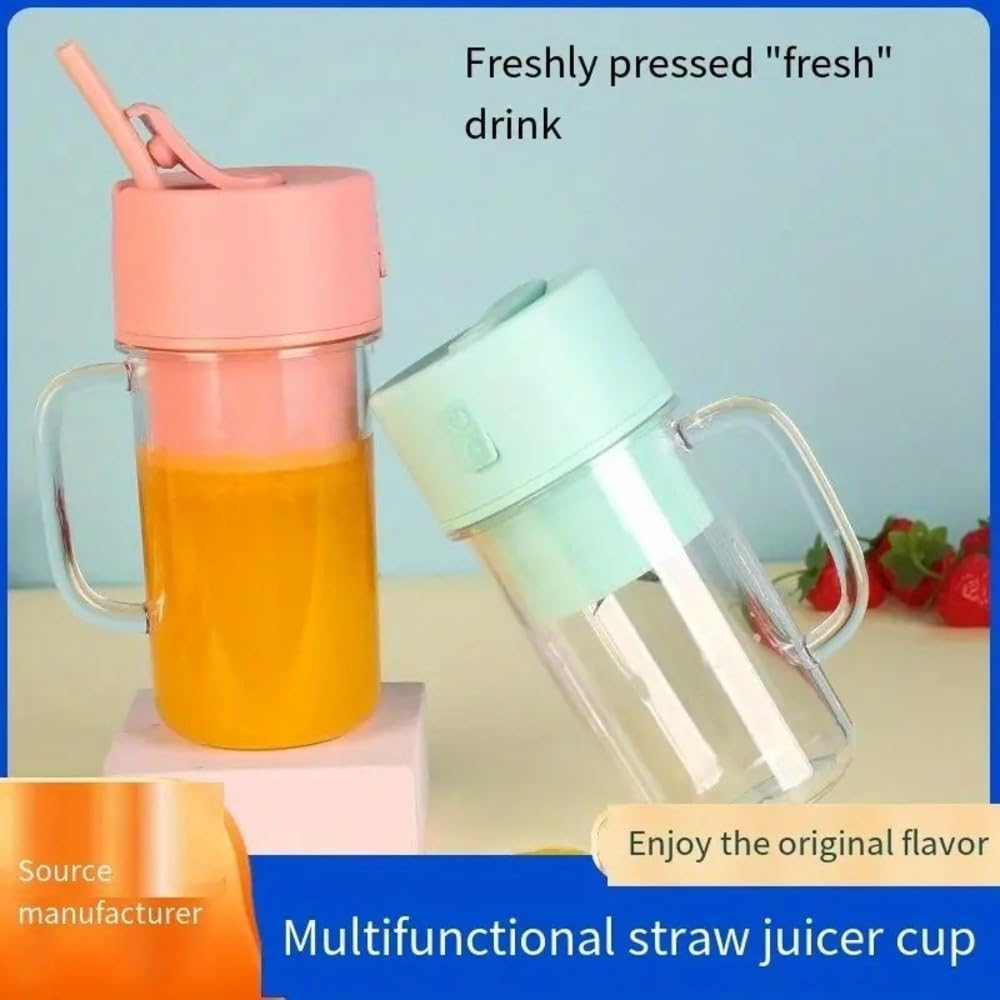 Crusher Juicer - Mug Shaped Portable Blender With Straw - Image 3