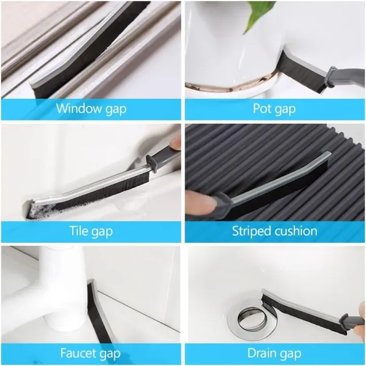 2 PCS Hard Bristle Crevice Cleaning Brush - Image 4