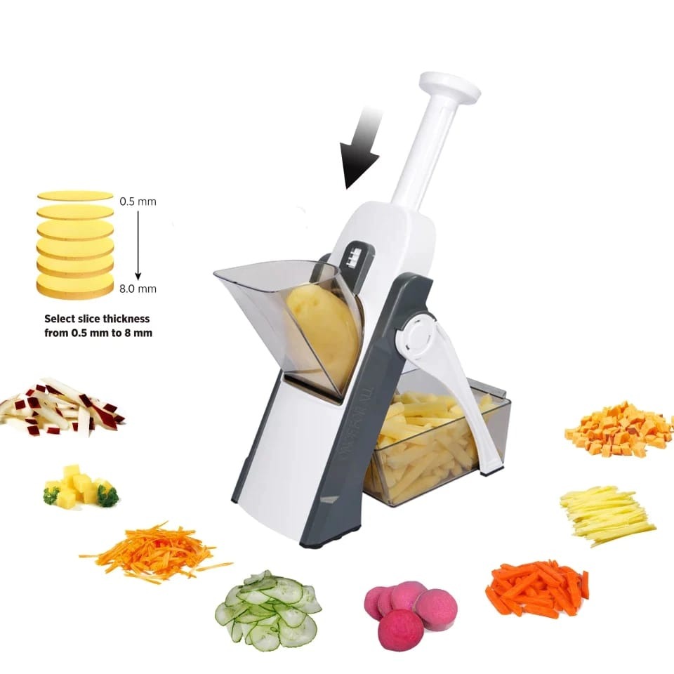 Mandoline Slicer | Safe Adjustable Vegetable Cutter - Image 2