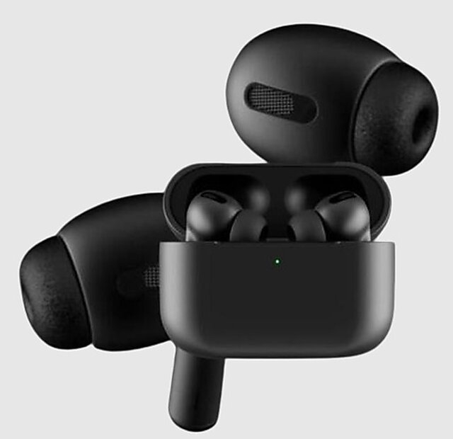 Premium Wireless Black AirPods Replica Sleek Design, Superior Sound, Affordable Luxury - Image 3