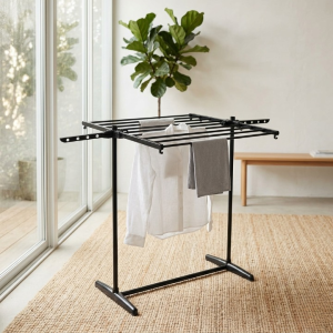 Folding Cloth Drying Stand | Space-Saving Durable Rack For Clothes