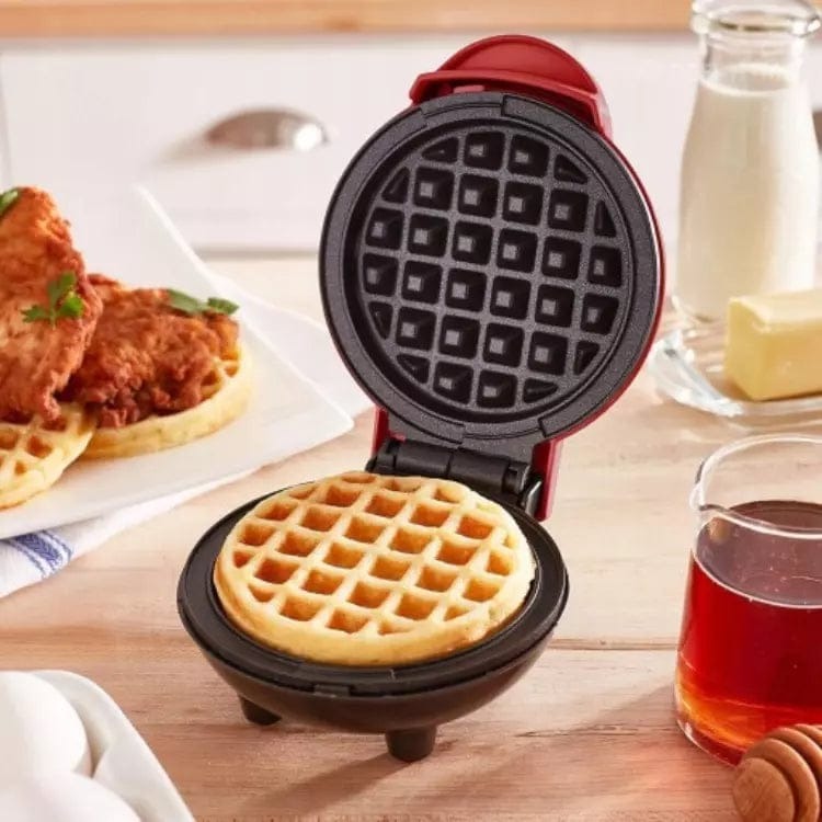 Waffle Maker Breakfast Machine Non Stick Easy Clean Compact Electric Appliance For Quick And Delicious Homemade Waffles - Image 3
