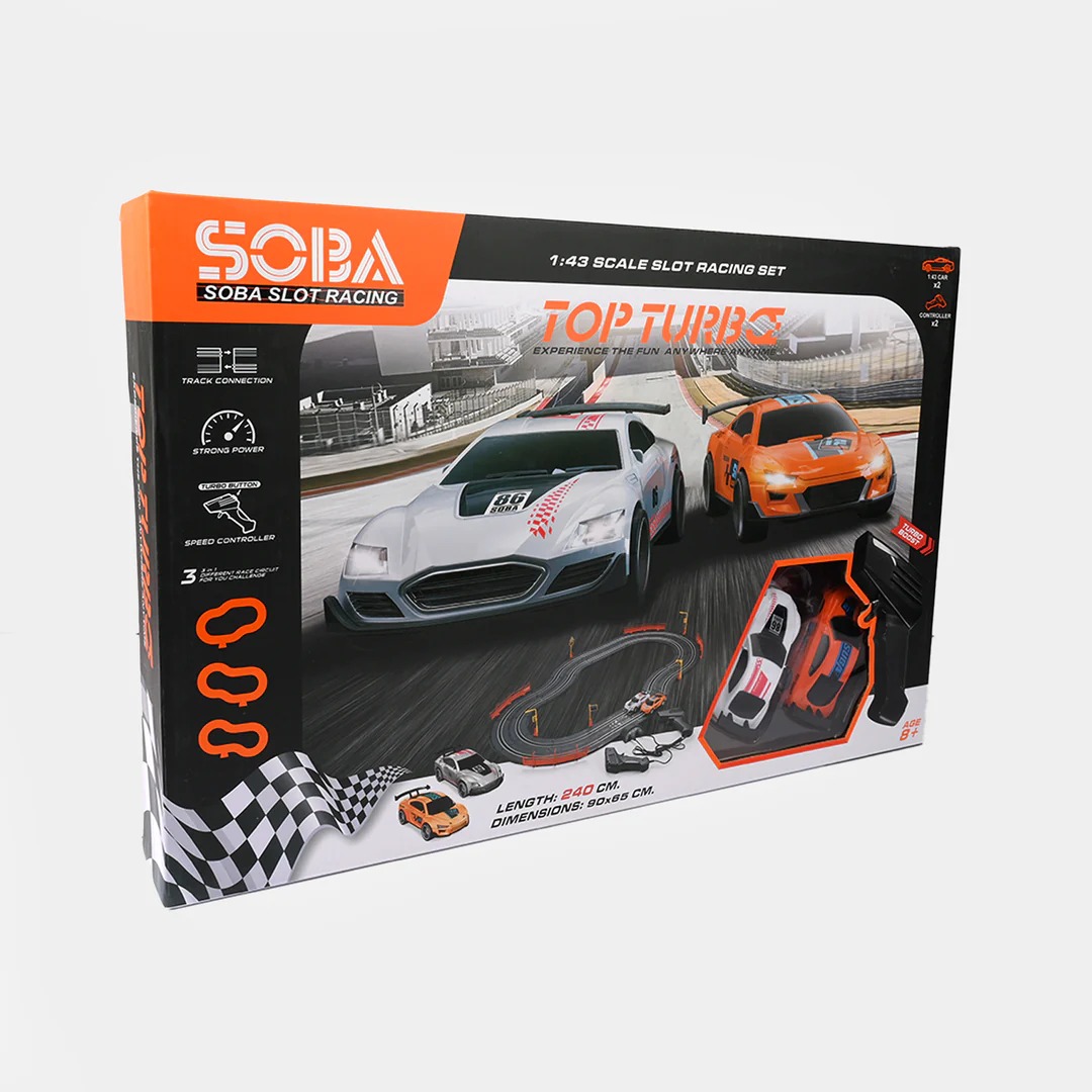 Soba Top Turbo: Professional 1:43 Scale High-Speed Slot Car Racing Championship Set - Image 2