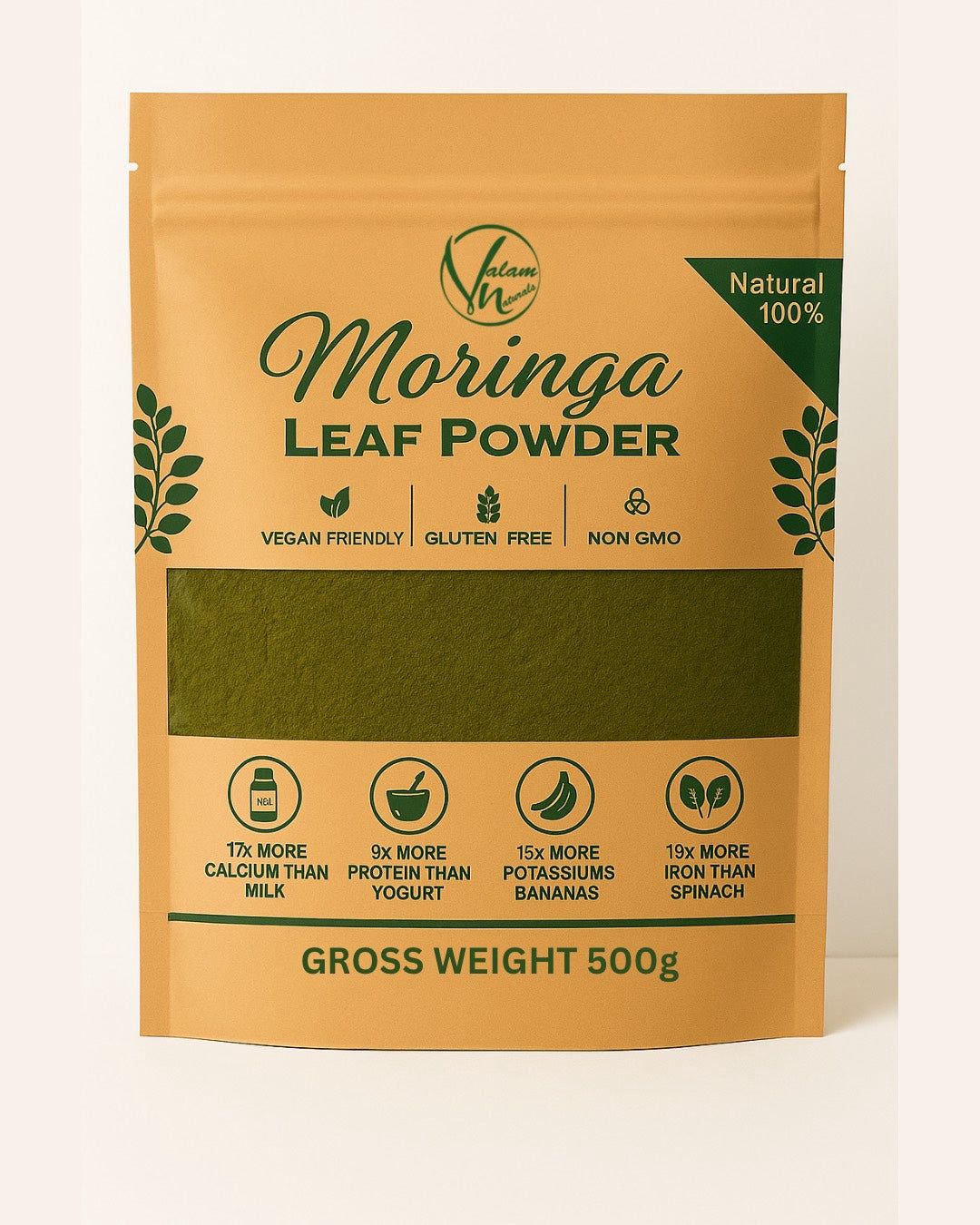 Organic Moringa Leaf Powder | Refined Herbal Supplement - Image 3