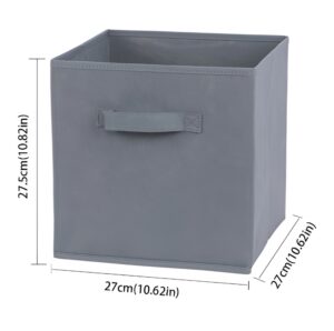 Foldable Canvas Storage Box (Random Color) - Image 4