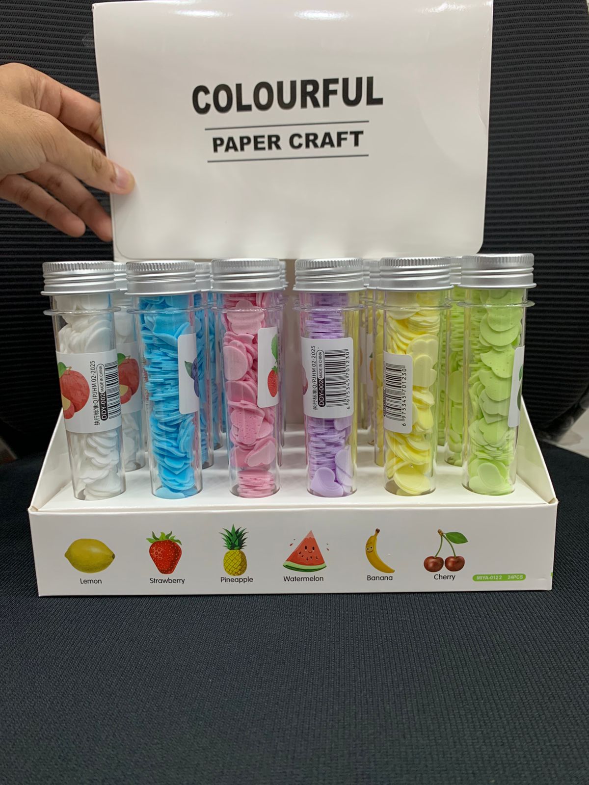 100 PCS Disposable Flower Paper Soap with Portable Tube Multi-Color Travel Sheets for Hand Washing & Outdoor Use- Random Color - Image 5