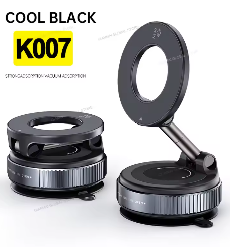 Magnetic Strong Magnetic Phone Holder Foldable Design 360° Adjustable Vacuum Mount for Car/Desk/Bathroom/Universal Use for home - Image 2