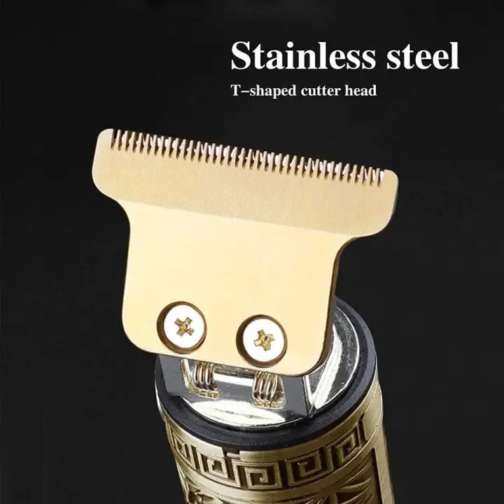 Metal Body Vintage T9 Trimmer & Hair Clipper for Men | Precision Beard & Hair Grooming Tool - Image 4