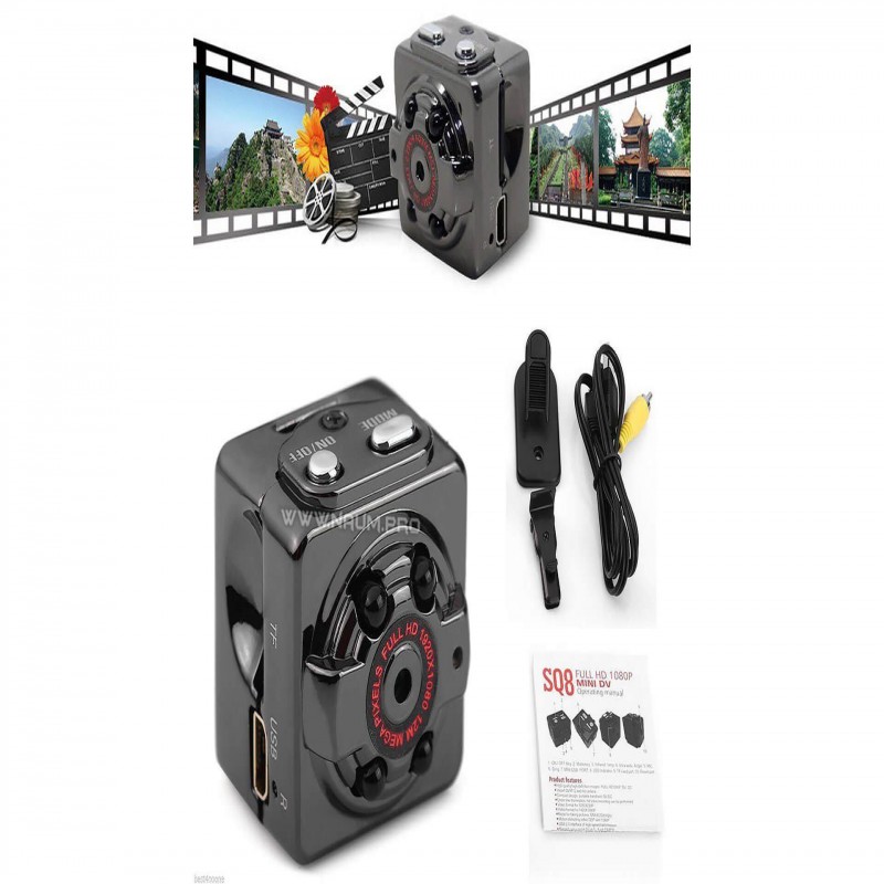 Hidden Mini Camera Sq8 Night Vision