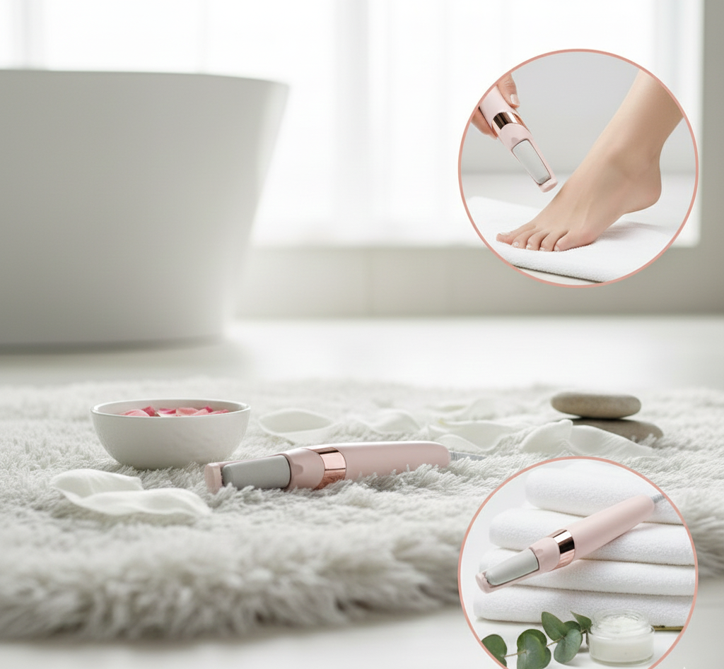 Rechargeable Electric Pedi Foot Filer Powerful Callus Remover for Cracked Heels & Dead Skin - Image 3