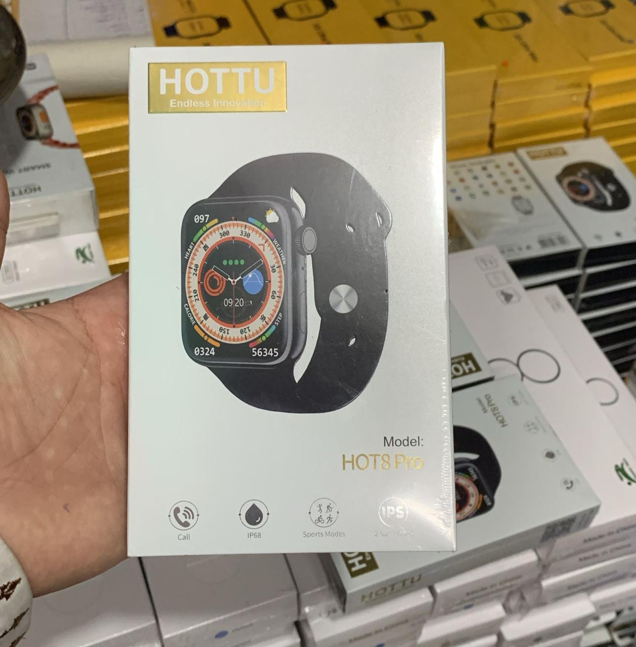 HOTTU Smart Watch Hot 8 Pro ? | 2.02 HD IPS LED Display | Water Resistant | Heart Rate & Music Control | Android Compatible - Image 4