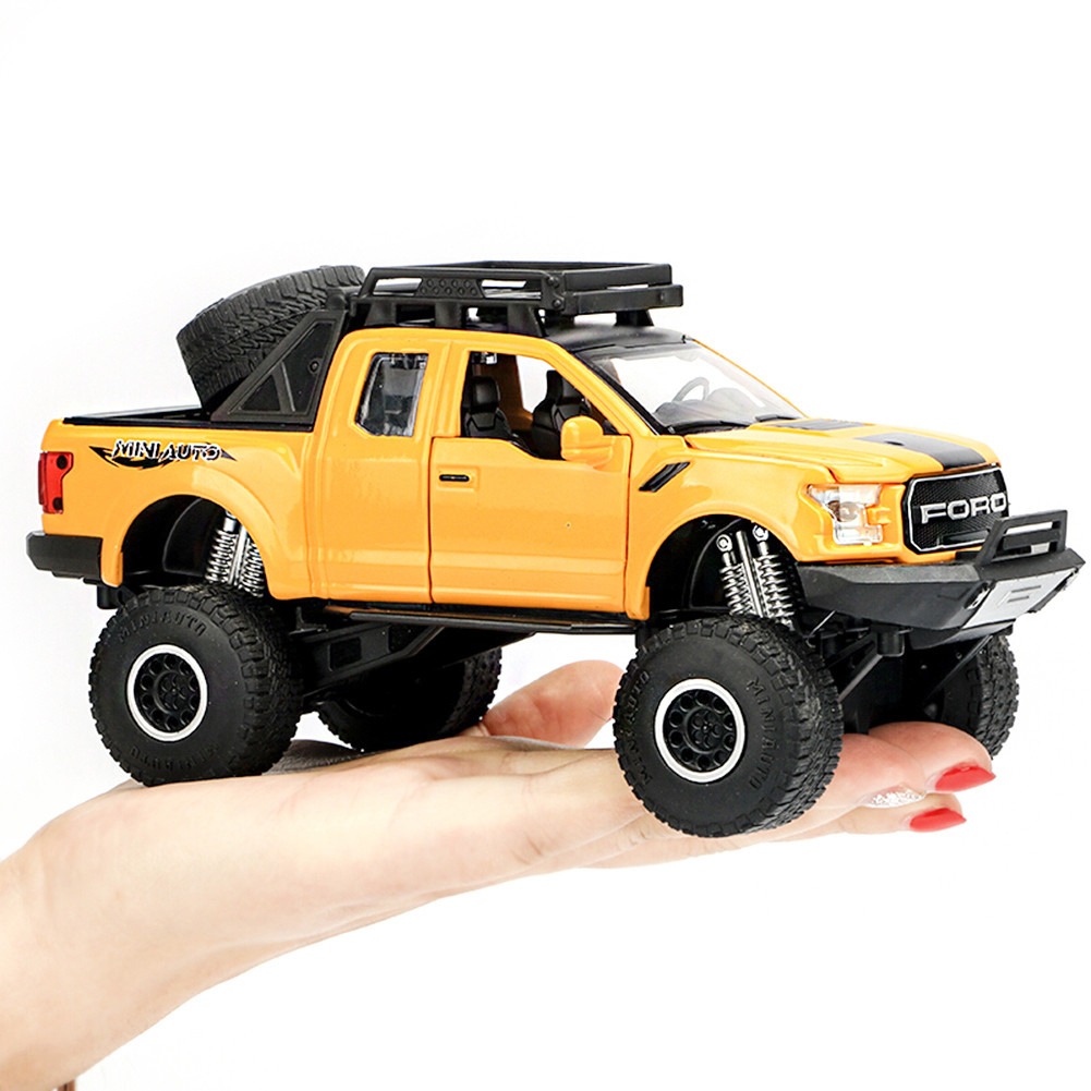 Ford F-150 Raptor Pickup Truck Toy Model With Touch Sensor Realistic, Durable, And Easy-To-Operate (Random Colors) - Image 4
