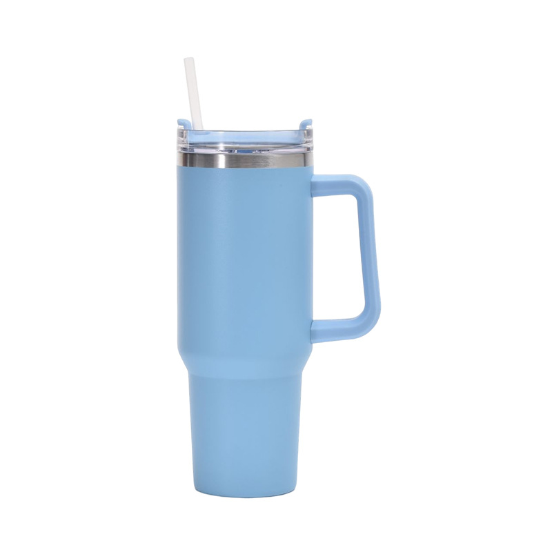 Premium Simple Tumbler 40oz Elegant Stainless Steel Hot & Cold Cup (Random Color) - Image 5