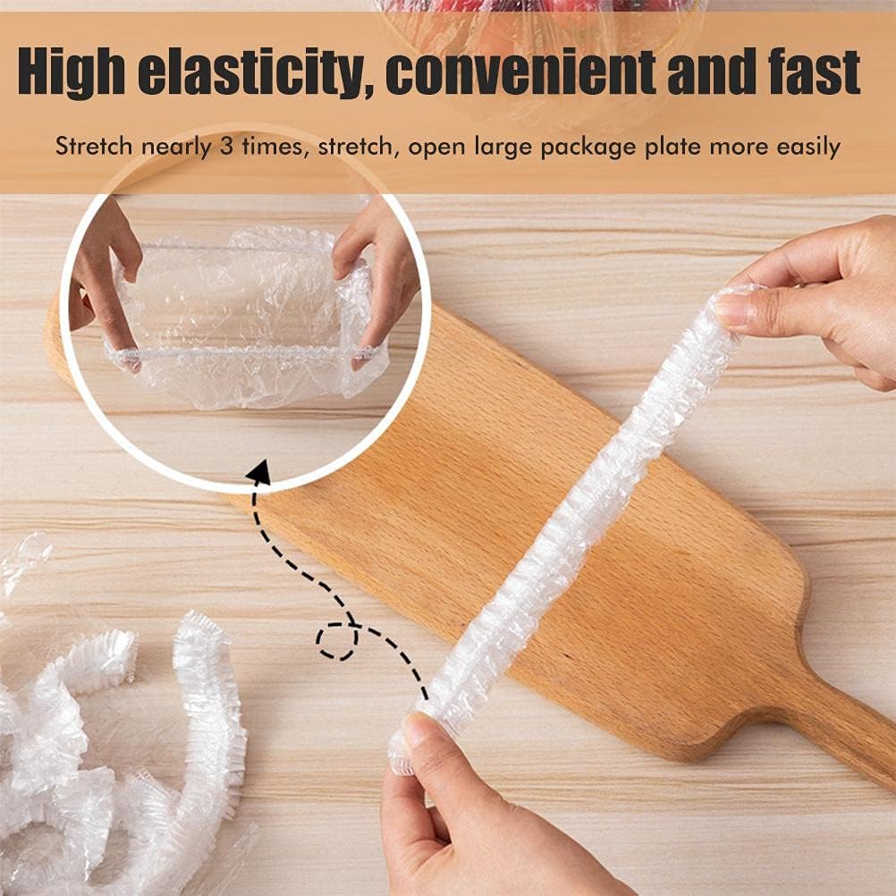 100pcs Disposable Flexible Transparent Plastic Food Storage Bags Resealable & Multi-Purpose - Food-Grade Fresh-Keeping, Dust & Insect-Proof, Kitchen Accessories - Disposable Food Wrap - Image 4
