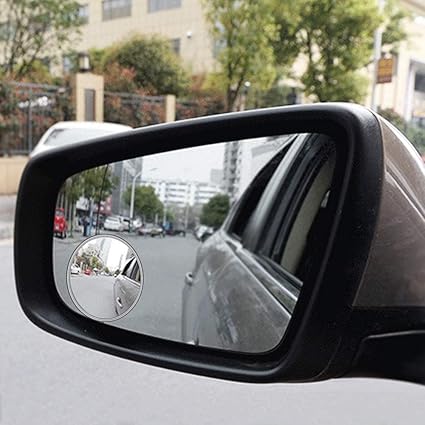 Pack of 2 PCs Round view mirror blind spot wide- angel lens - 2 PCs - Image 2