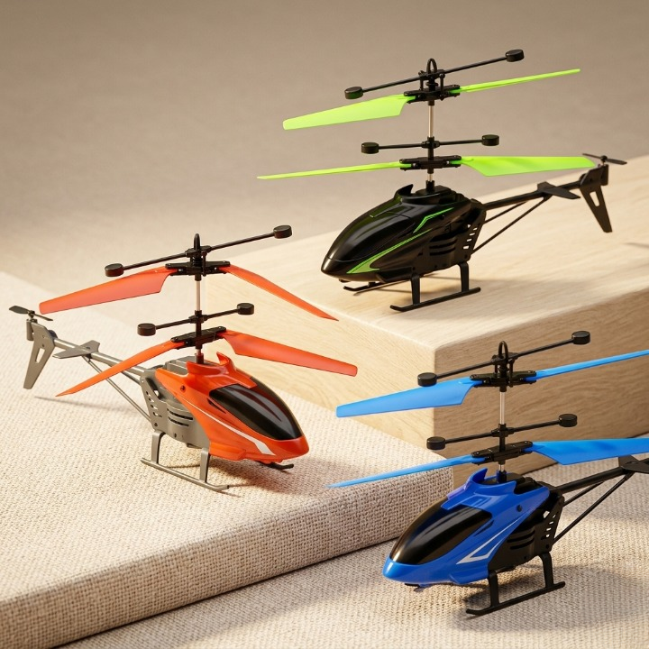 Infrared Induction Helicopter - Intelligent Hand Induction Flying Toy with USB Charging - Image 2