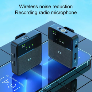SX9 Wireless Microphone For Android, PC, Laptop, Tablet & Camera | 360° Noise Reduction HD