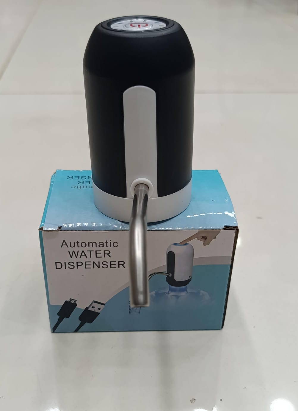 USB Rechargeable Automatic Water Bottle Pump Electric Drinking Water Dispenser with One-Touch Switch for Gallon Bottles - Image 4