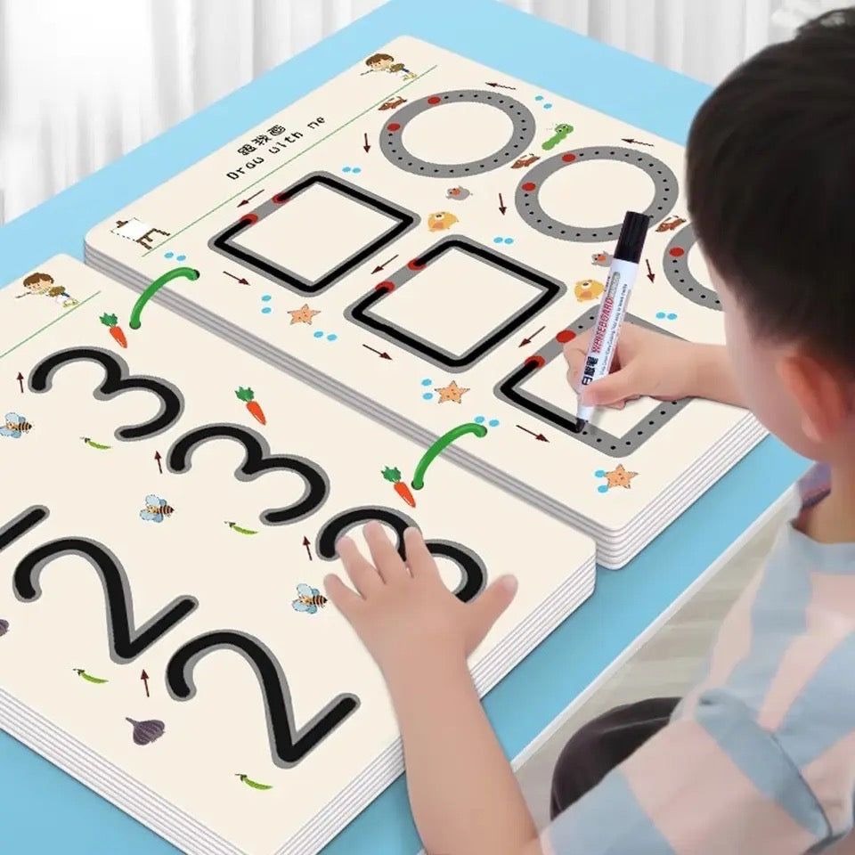 A4 Kids Educational Learning Tracing Book