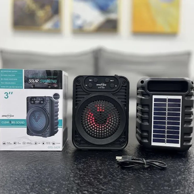 GTS-1629 Portable Wireless Speaker | 3-Inch Super Bass | 1200mAh Battery