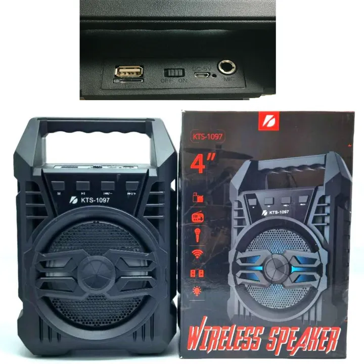 Professional Rechargeable Bluetooth 3.1 Speaker with RGB Light & FM Radio - Image 4