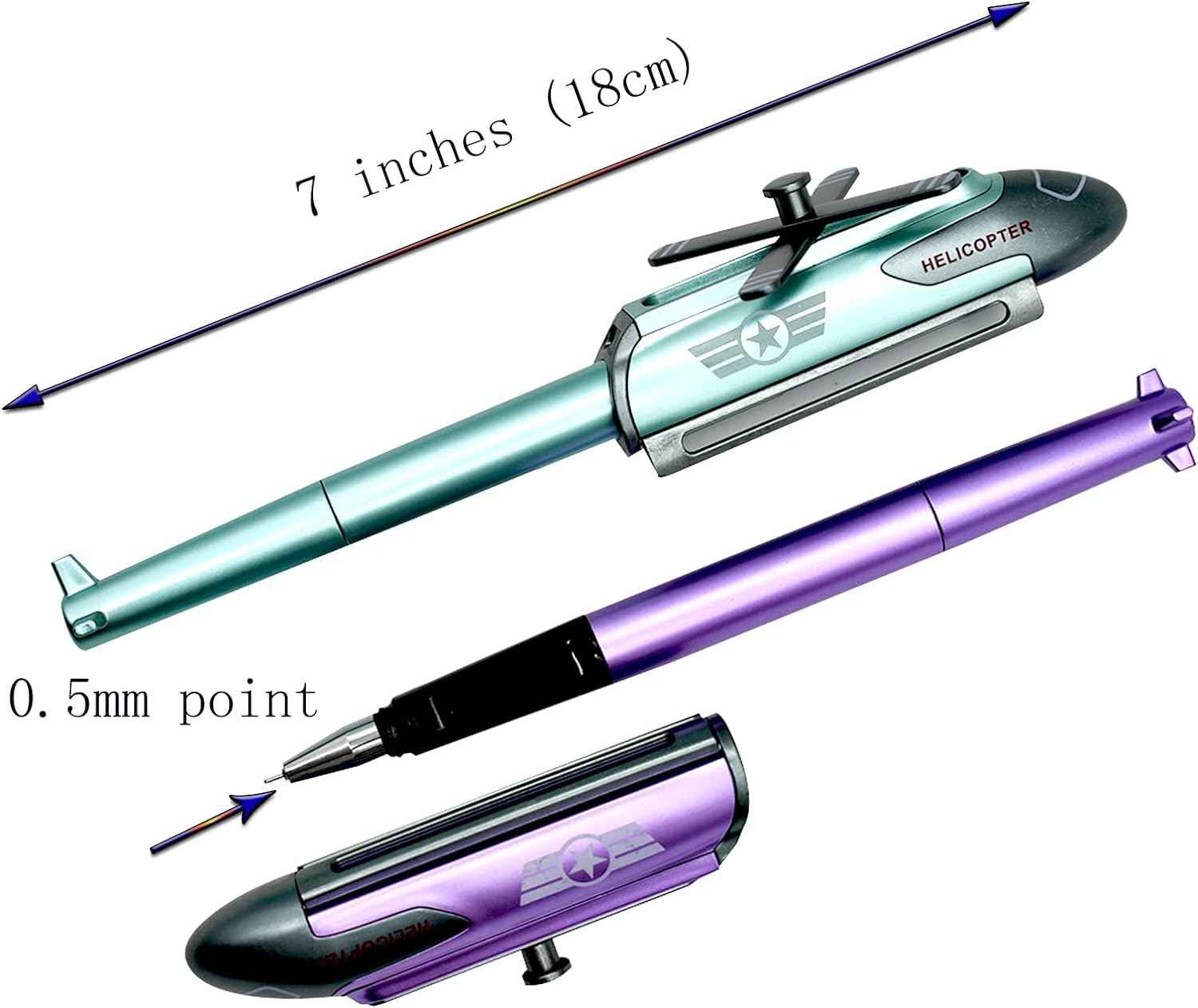 Novelty Airplane & Helicopter Pens | Cool Gel Pen - Image 4