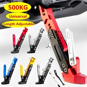 Universal Adjustable Aluminum Motorcycle Kickstand CNC Side Stand