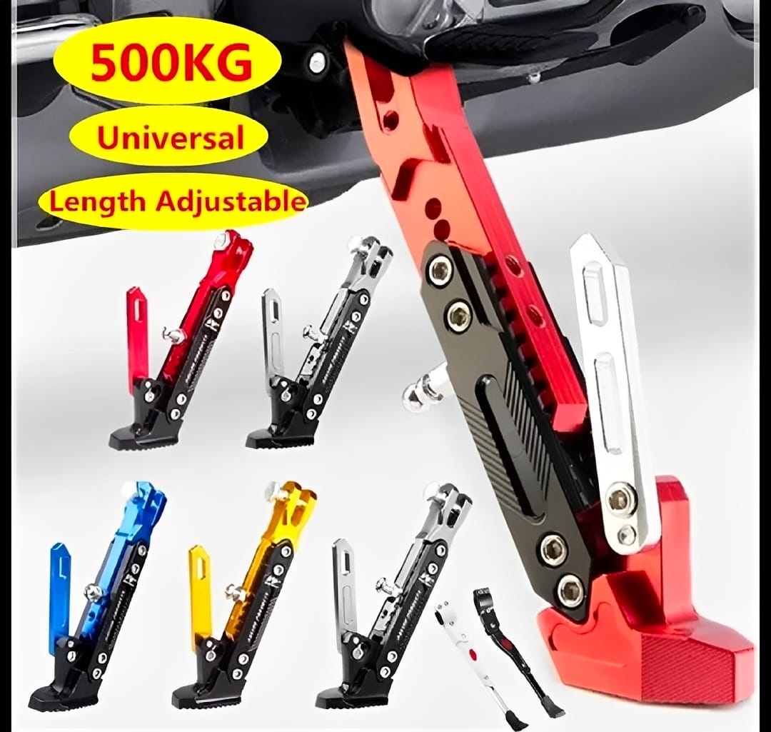 Universal Adjustable Aluminum Motorcycle Kickstand CNC Side Stand