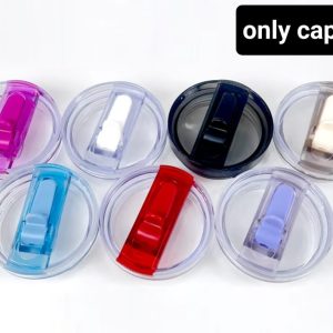 Leak-Proof Thumler Cap / Tumbler Lid  Durable, Portable, Secure Fit  Random Color
