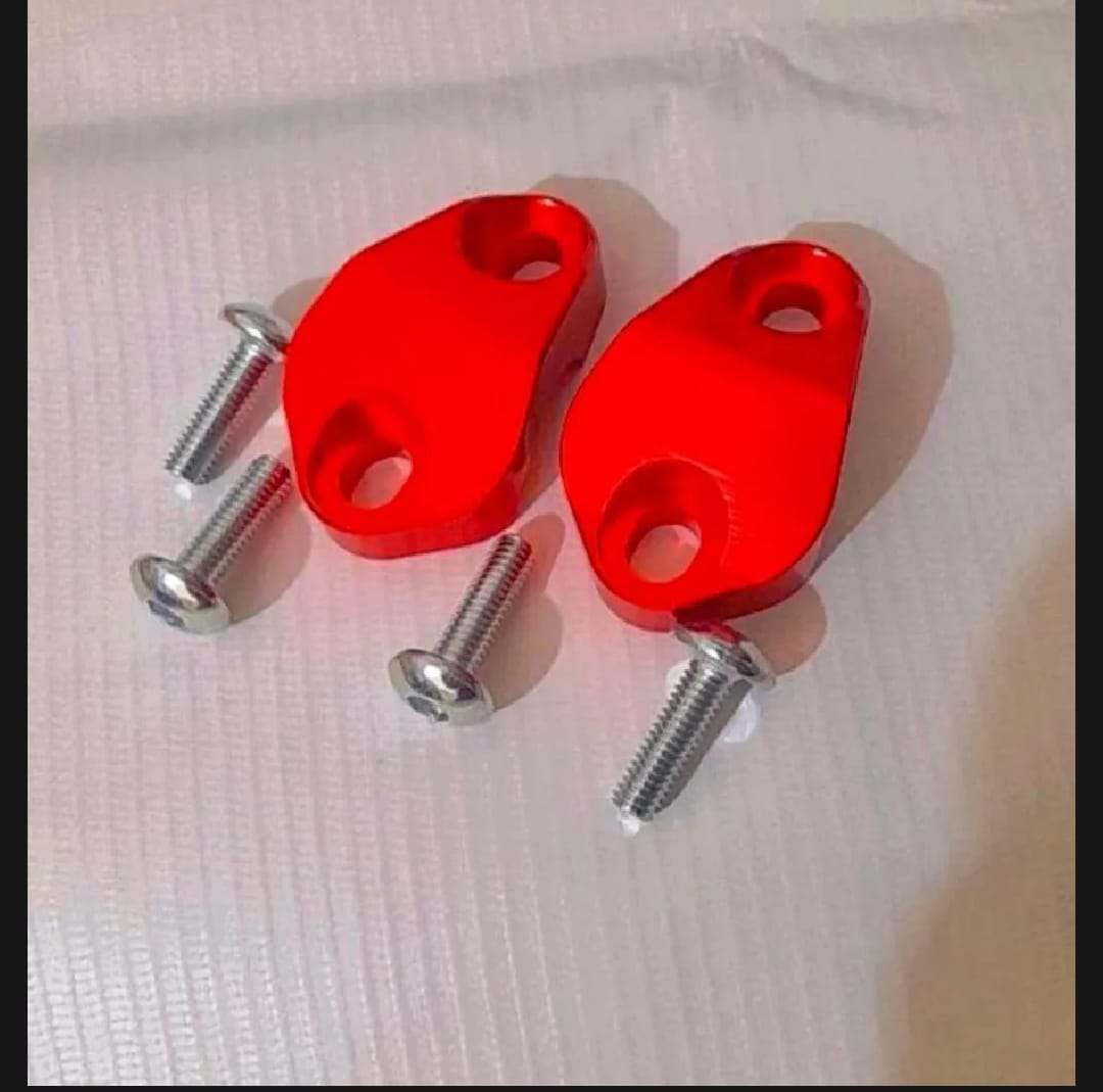 2 Pcs CNC Aluminium Fancy Handle Bar Adjuster Gutka for CD 70 & CG 125 Stylish & Durable - Image 3