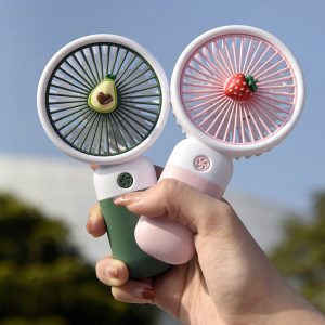 Mini Fan Multifunctional Cool Summer Fruit Cartoon Handheld Mini Fan(random color )