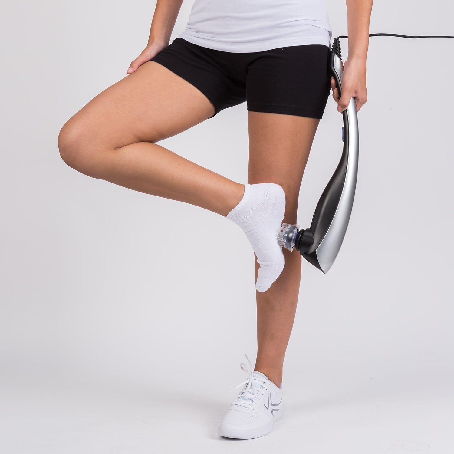 2018c Infrared Light Massager Rod Non-Rechargeable Handheld Massager for Targeted Pain Relief and Relaxation ( Grey Color ) - Image 5