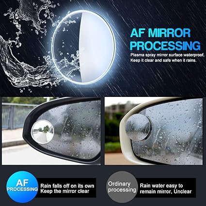 Pack of 2 PCs Round view mirror blind spot wide- angel lens - 2 PCs - Image 3